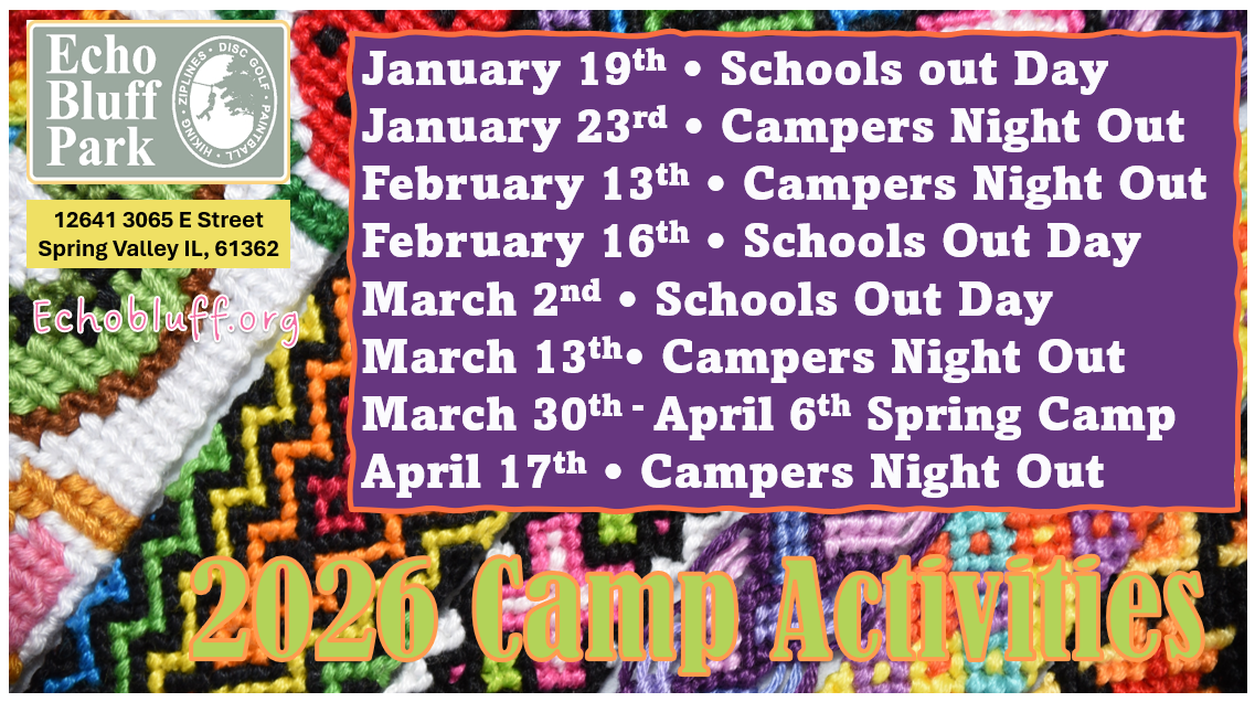 Schools Out Camp Day Jan 19th