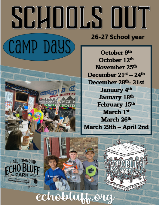 Schools Out Camp Day December 23rd