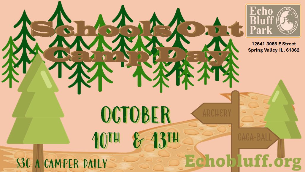 Schools Out Camp Day Oct 13th